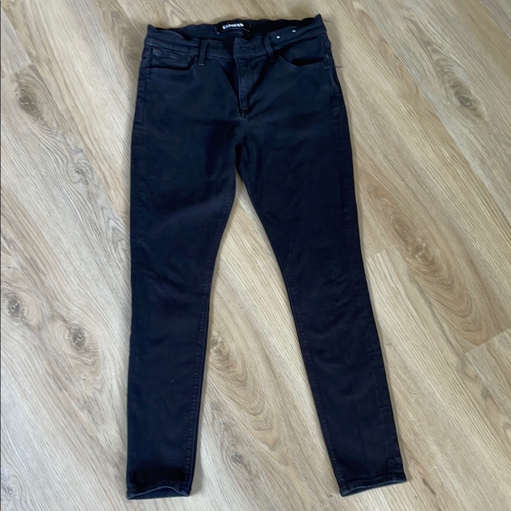 Express Black Skinny Jean Legging Size 10 Regular
